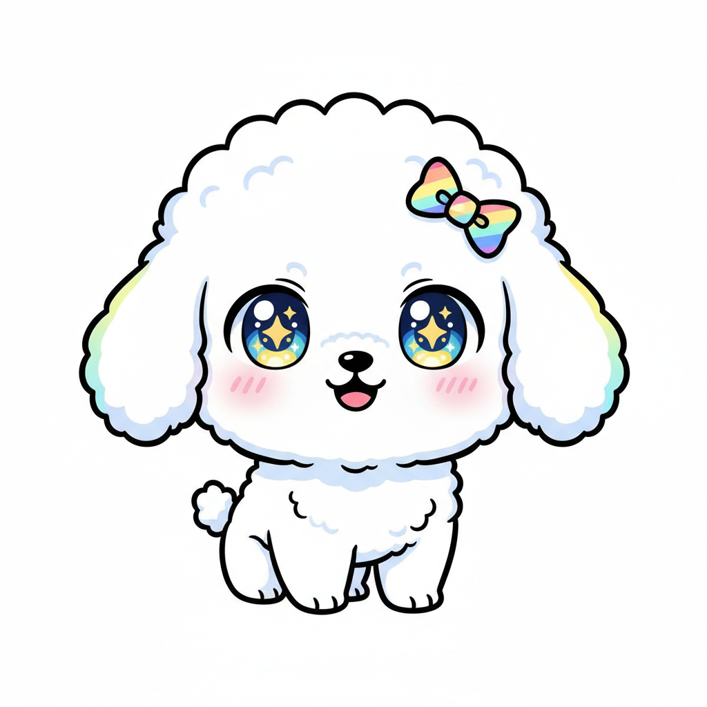 Coco the Poodle teaching French