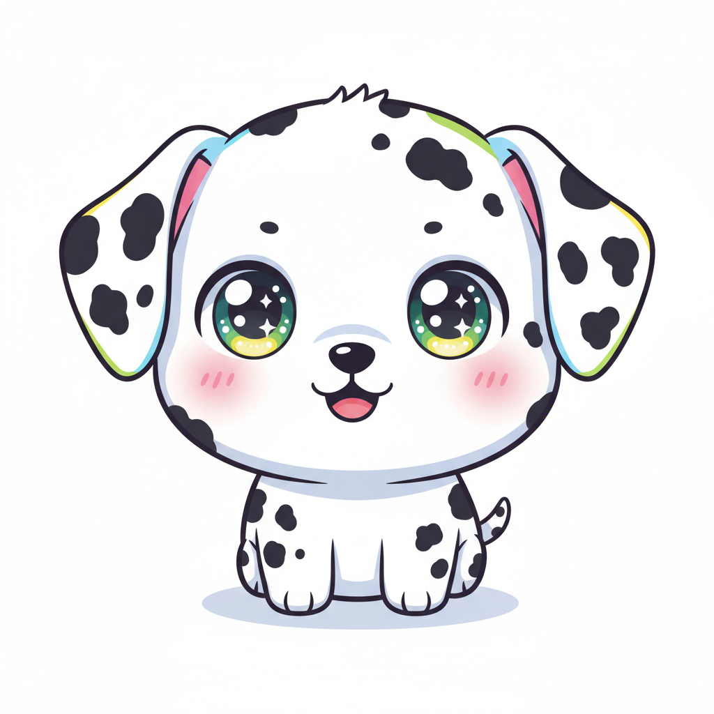 Luna the Dalmatian teaching Italian